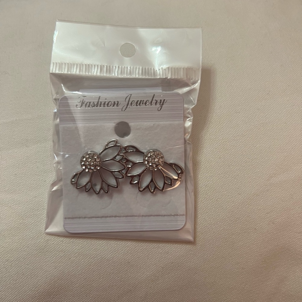 Sterling silver earring studs